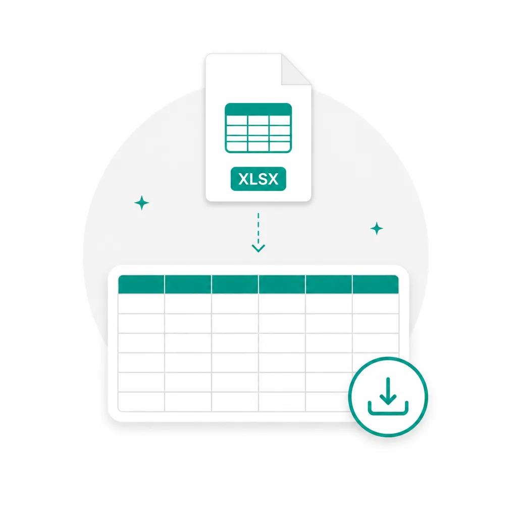 Download the extracted PDF table as an Excel XLSX file