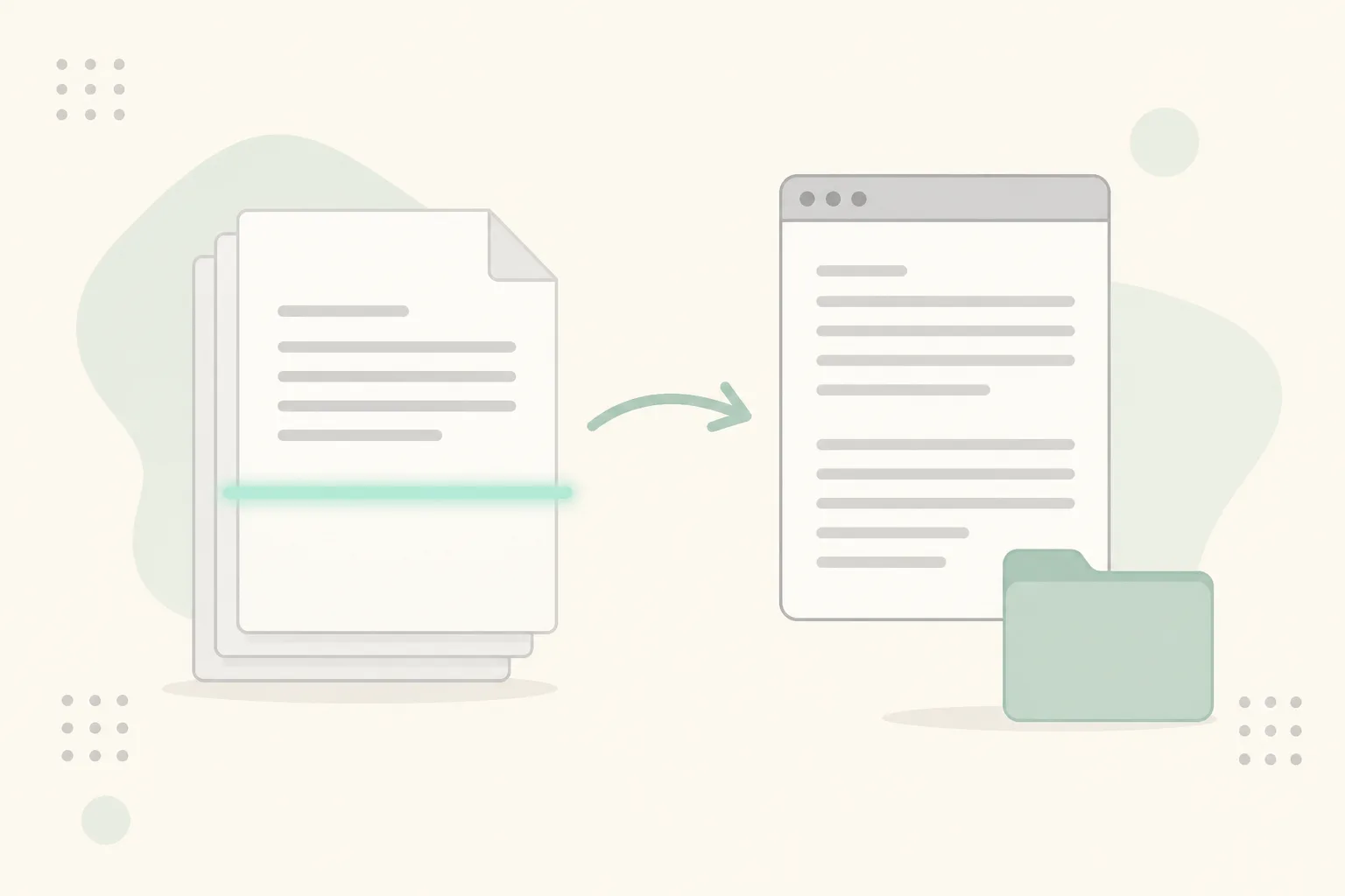 Convert scanned archive PDF to Word document