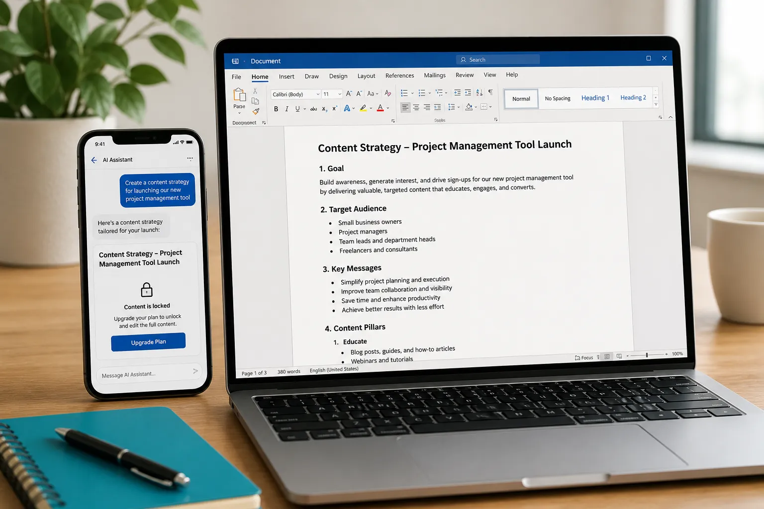 Convert screenshot image to Word document